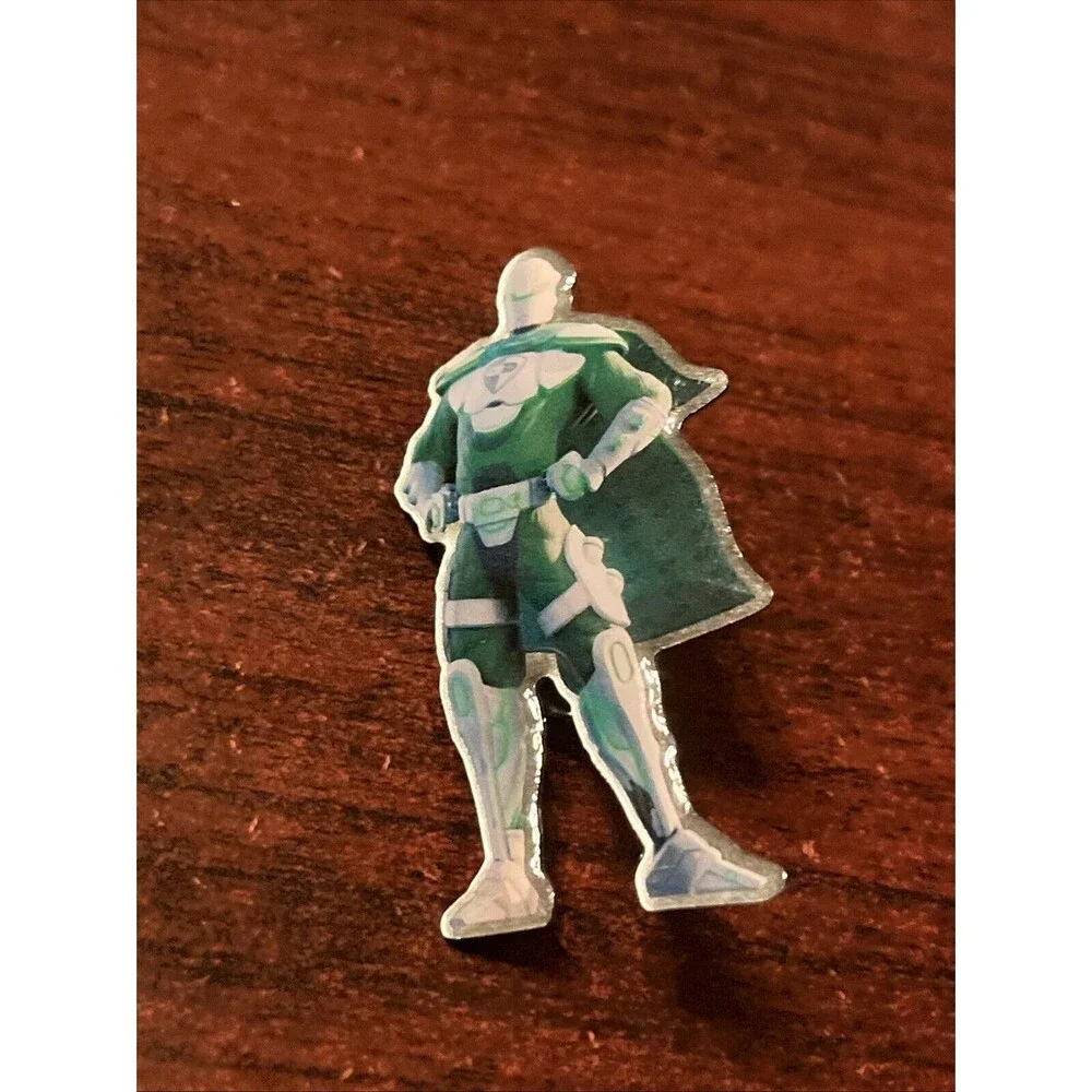 Excedrin Migraine Superhero Mascot‎ Lapel Hat Pin